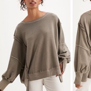 Free People Gray Sweater